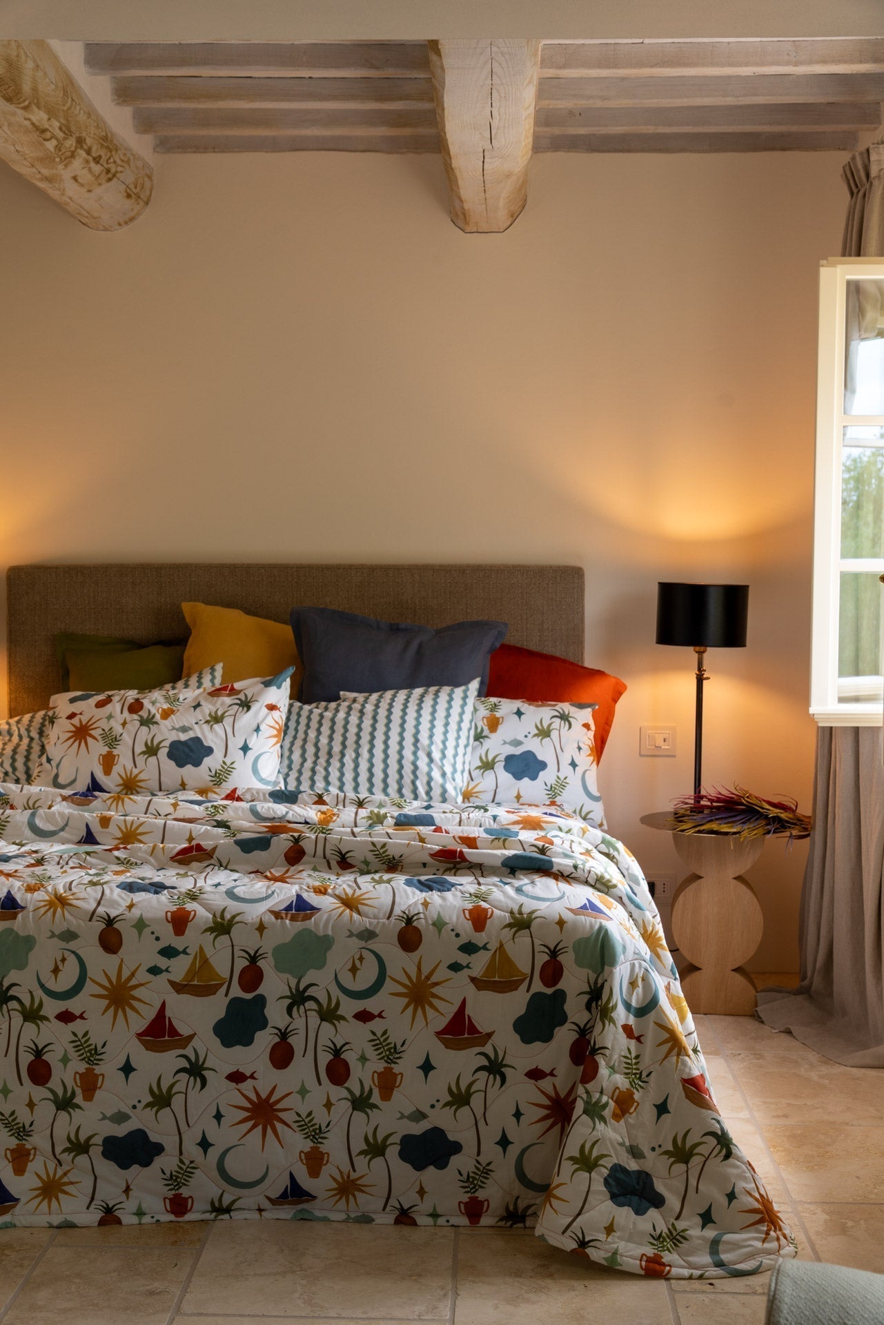 Trapuntino estivo: copriletto leggero per dormire bene | Tessitura Toscana