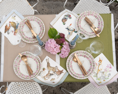 Mise en place: tanti consigli per la tavola | Tessitura Toscana