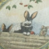 Bunny garden - Cuscino arredo rettangolare