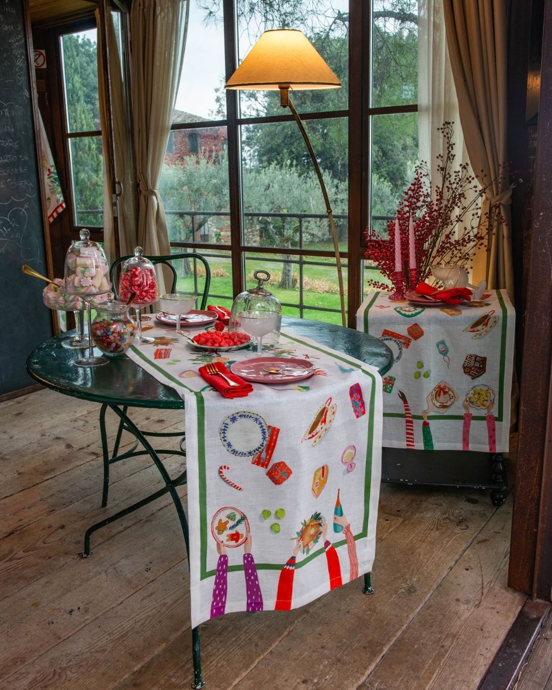 Hand on xmas - Runner da tavolo