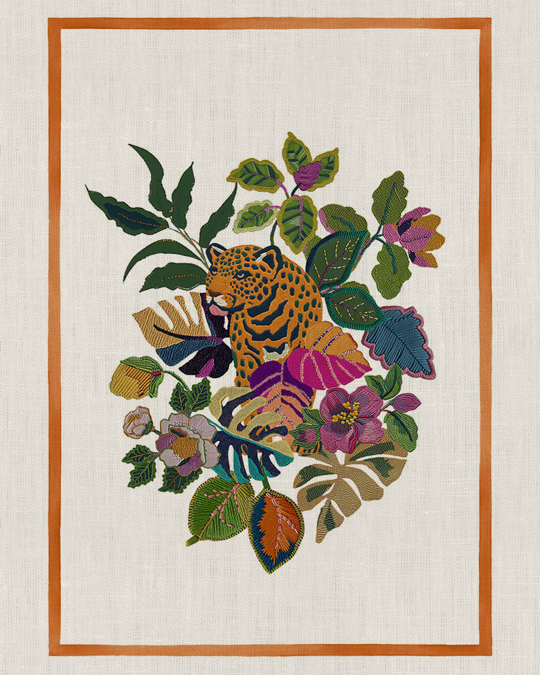 Leoleaf orange - Kitchen towel