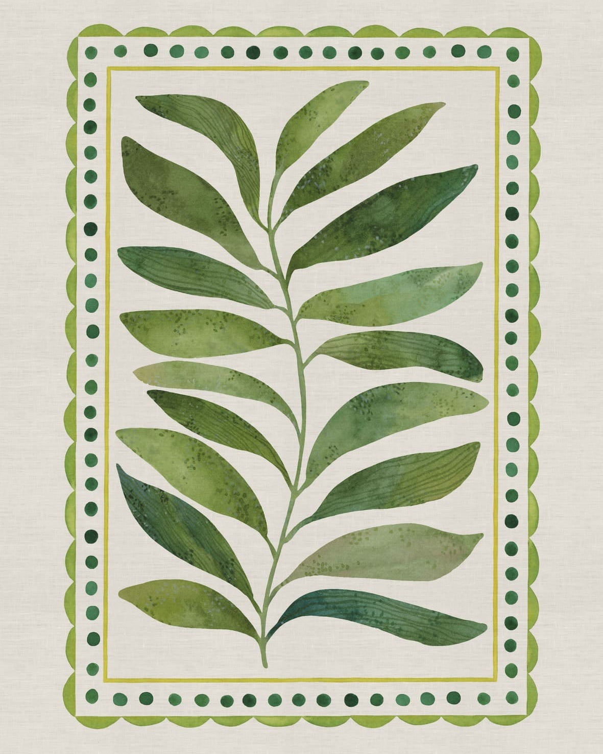 Yellow Tamarindo - Kitchen Tea Towel