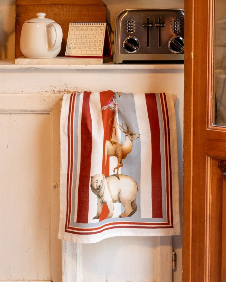 Bremen Bear - kitchen tea towel
