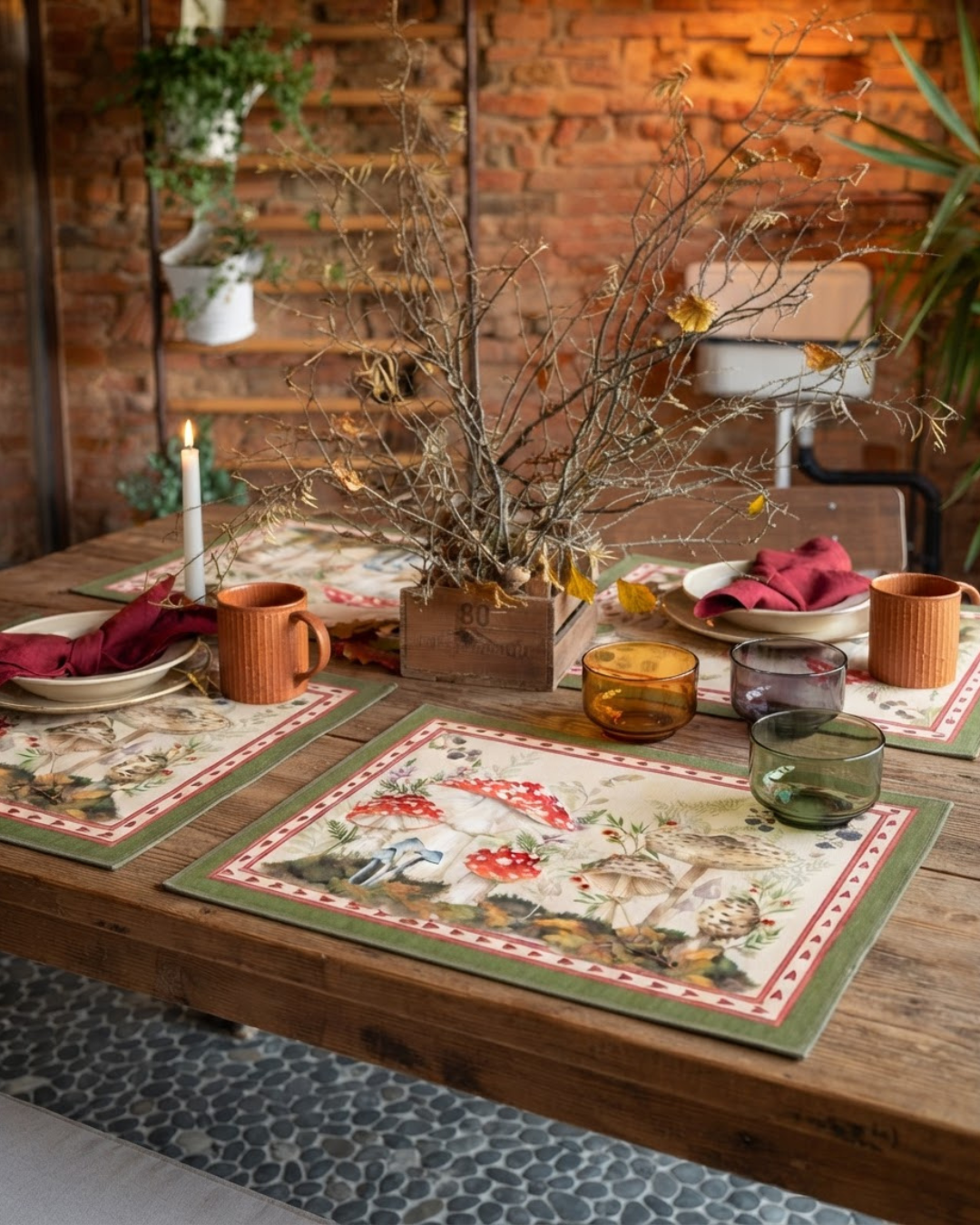 Grifola - set of 2 placemats