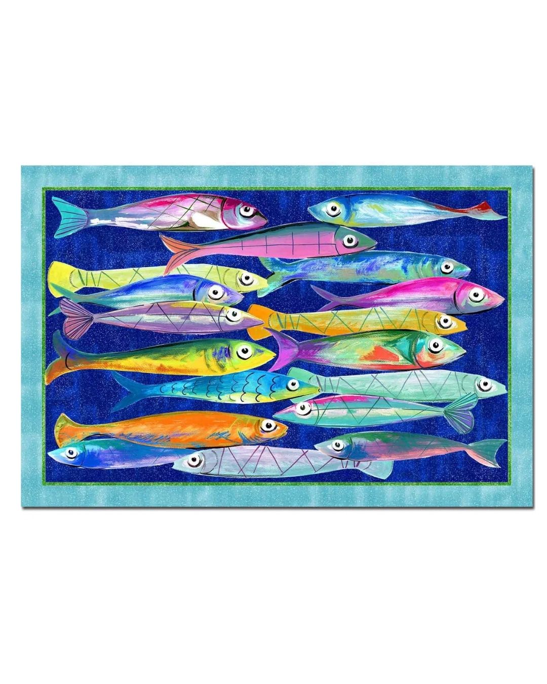 Poisson bleu - mat