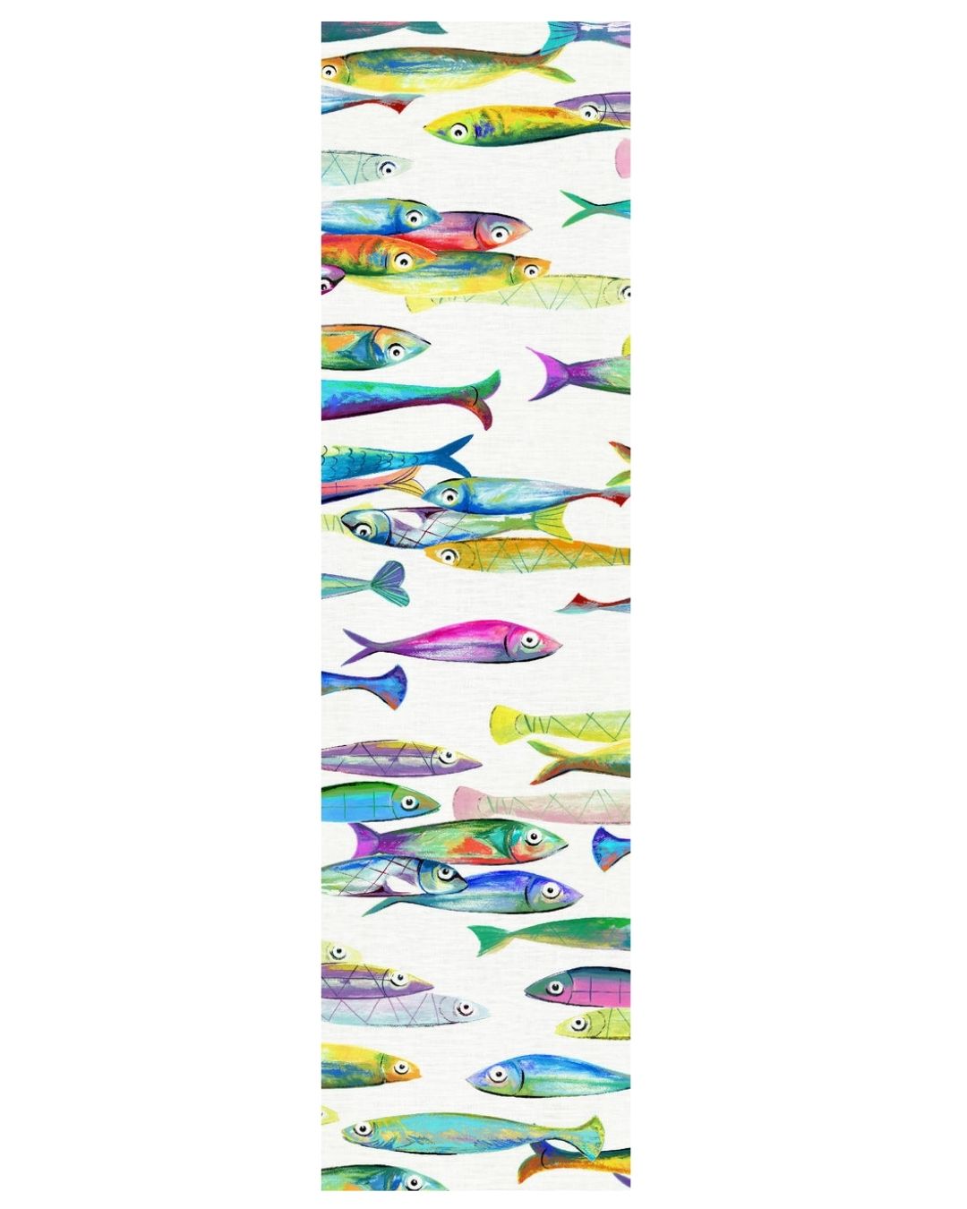 Poisson bleu avorio - Runner da tavolo