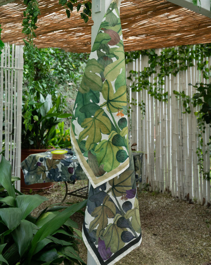 Ficus verde - Canovaccio da cucina