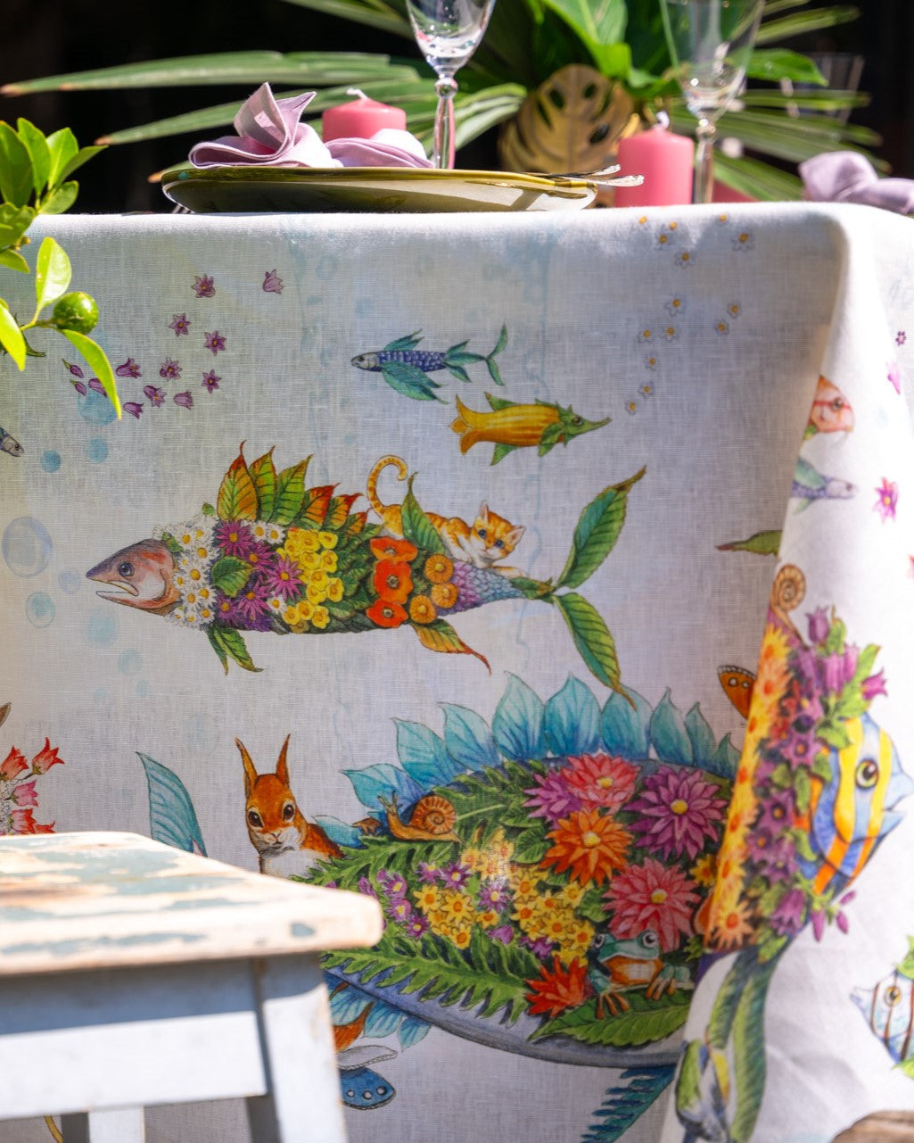 Pesciflora - Tovaglia