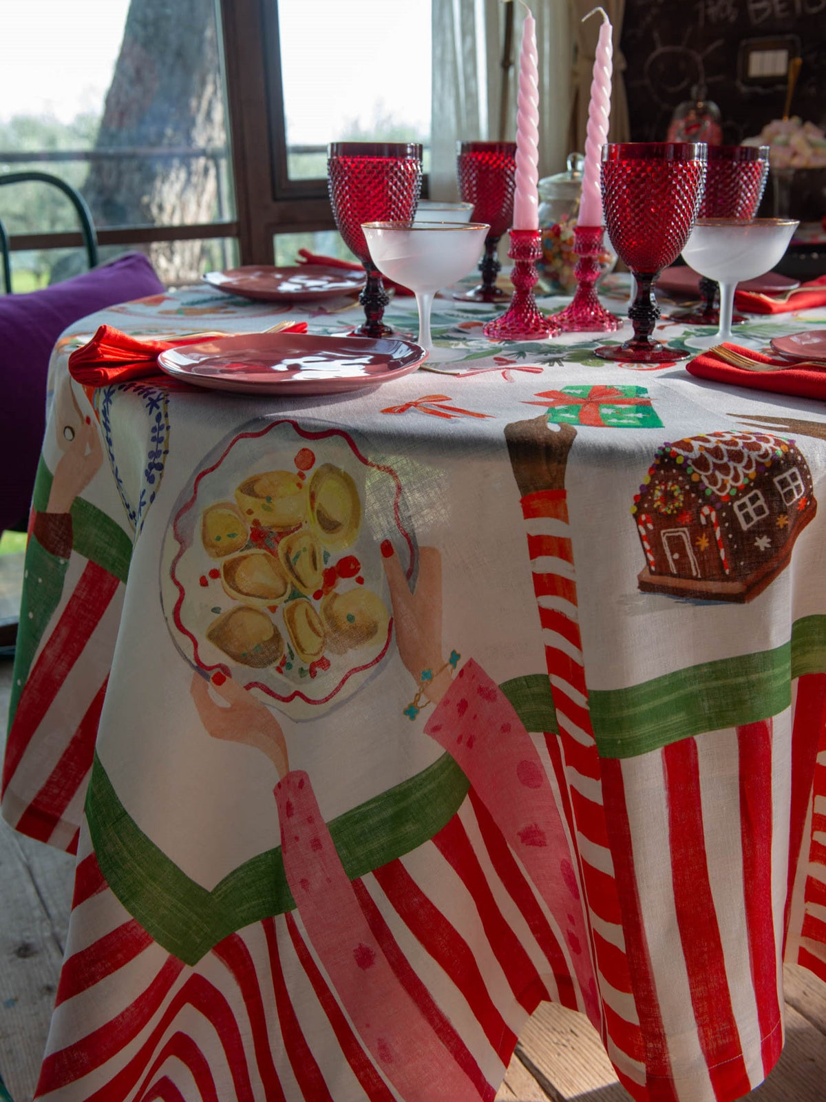 Hand on xmas - Tovaglia