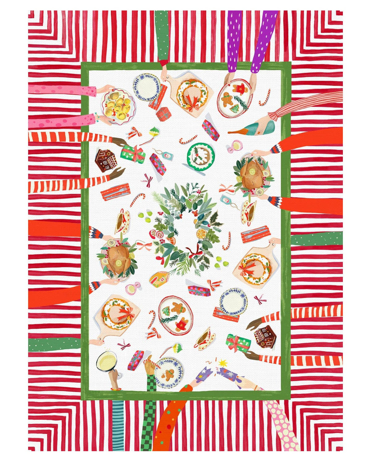 Hand on xmas - Tovaglia
