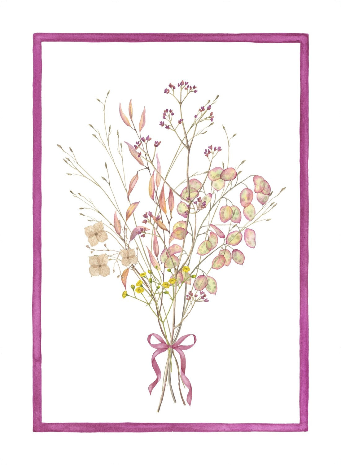 Selvatica fucsia - Canovaccio da cucina