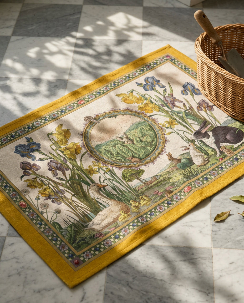 Doormat Home decor rug | Tessitura Toscana Telerie