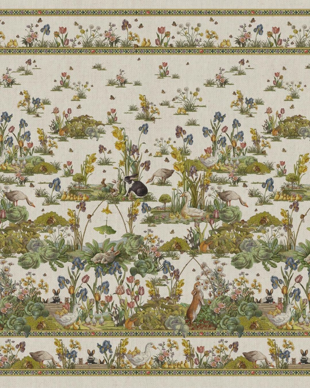 Bunny Garden - Sofa throw