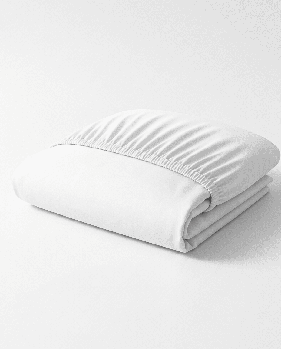 Izy natural white - fitted sheet