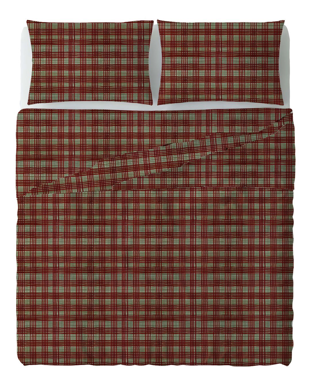 Funes tartan - set lenzuola