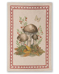 Grifola red - kitchen tea towel