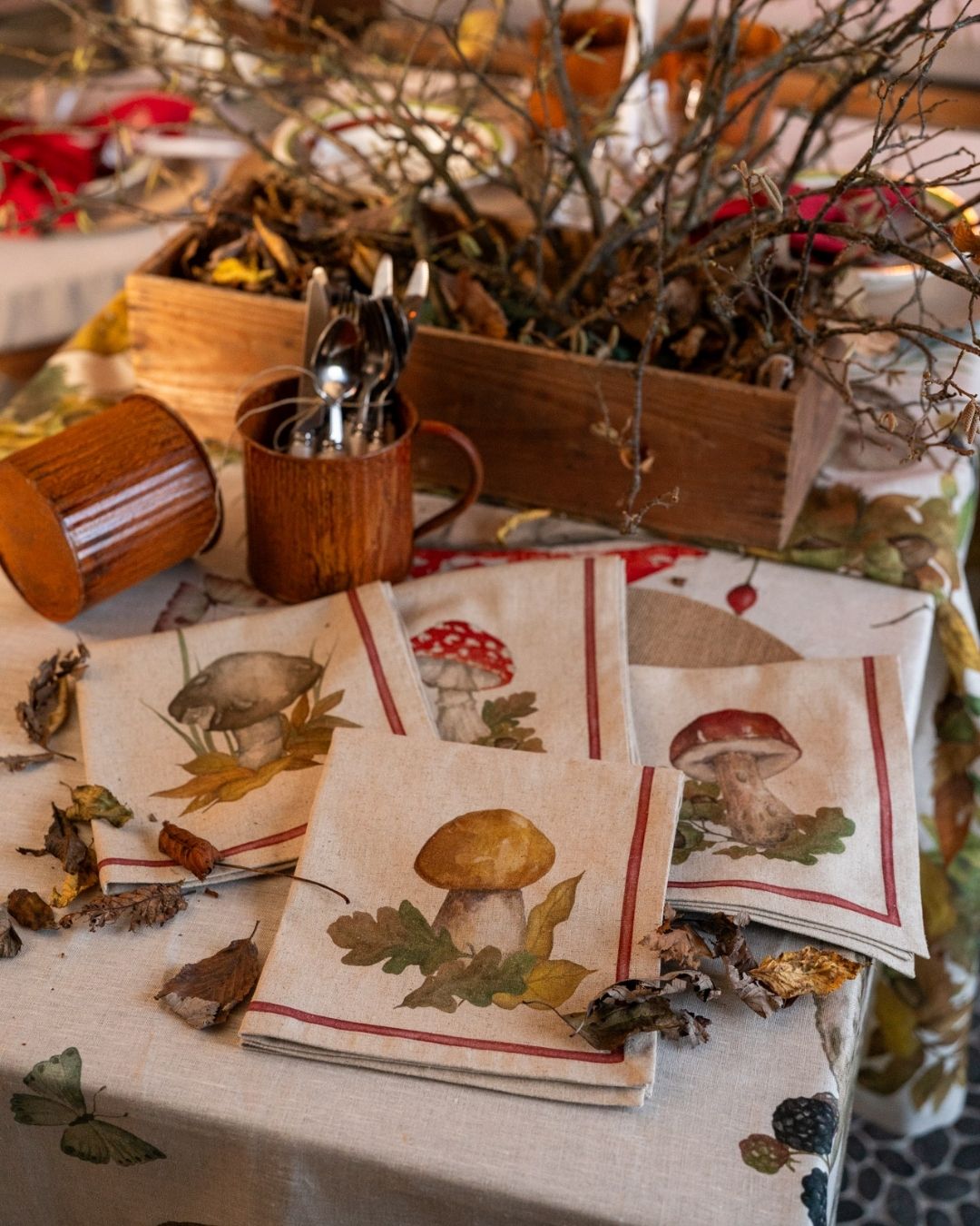 Grifola - set of 4 napkins