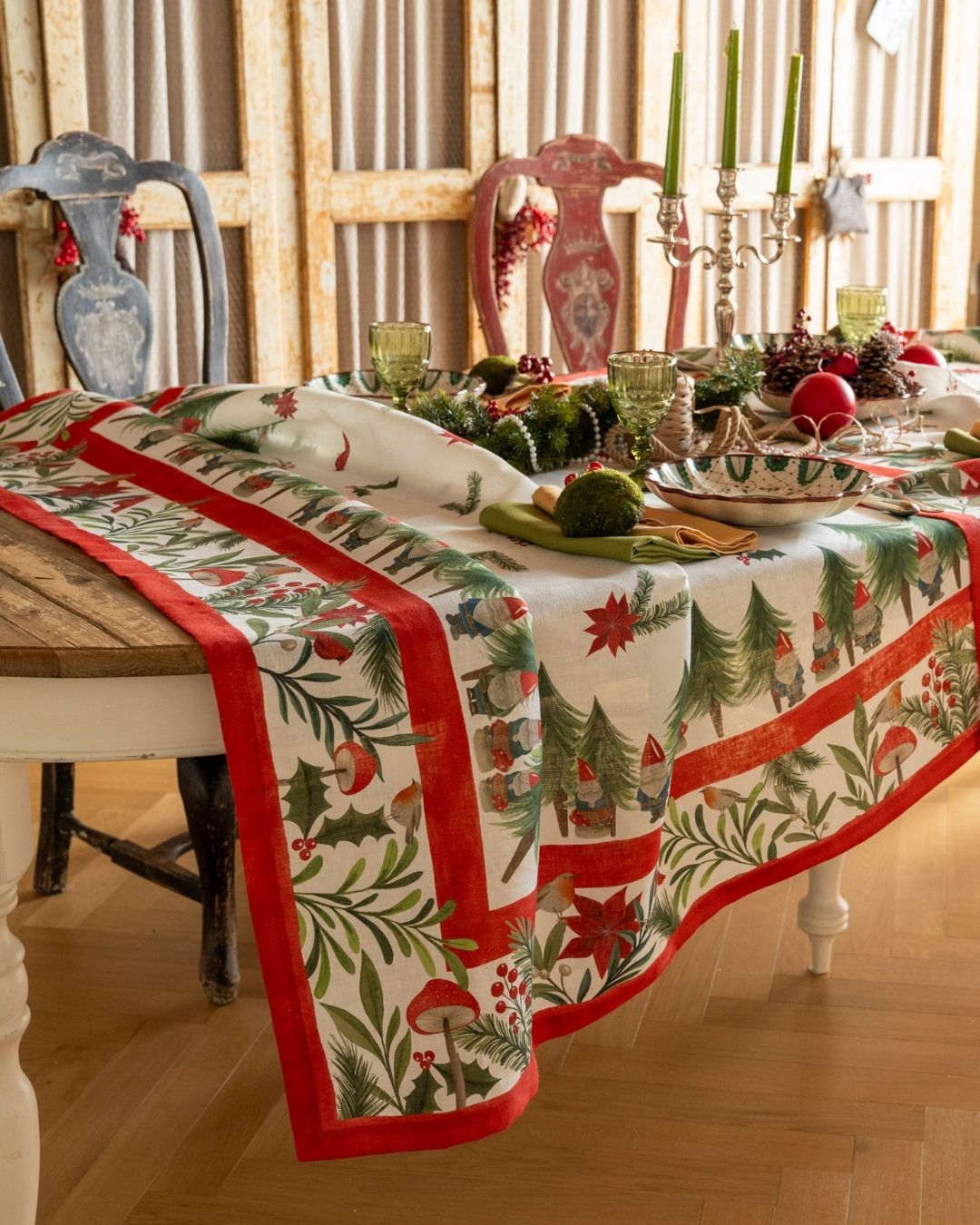 Jolly elf rosso - Tovaglia