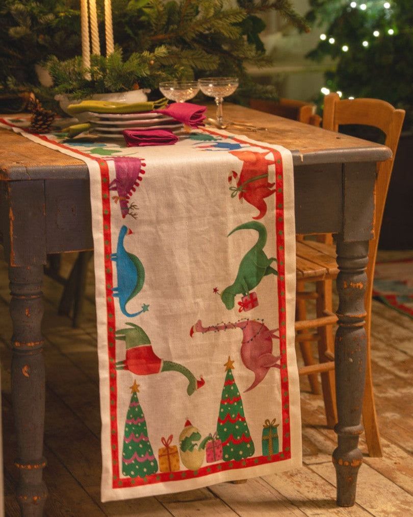 Jurassicxmas - runner da tavolo