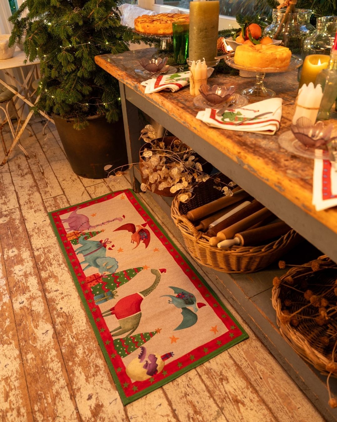 Jurassicxmas tappetino