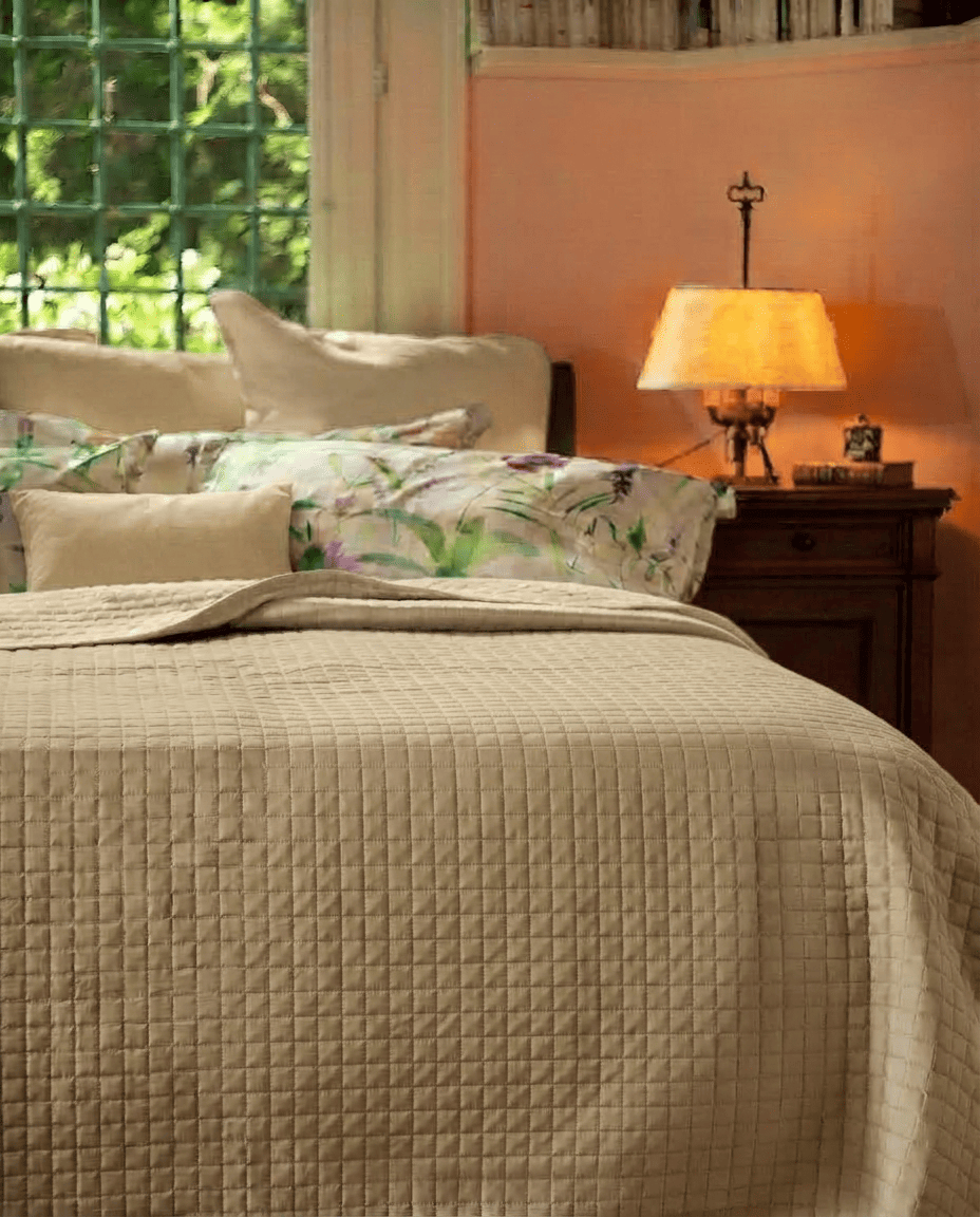 Magnifico sand - Quilted bedspread
